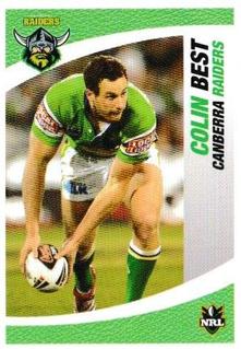 2008 Daily Telegraph NRL #25 Colin Best Front